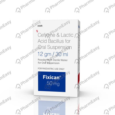 Fixican 50mg Bottle Of 30ml Dry Suspension