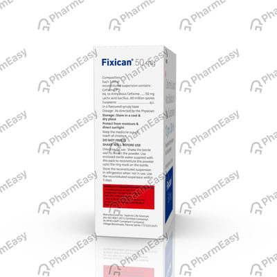 Fixican 50mg Bottle Of 30ml Dry Suspension