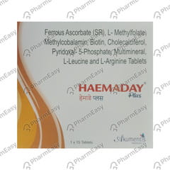 HAEMADAY PLUS STRIP OF 15 TABLETS
