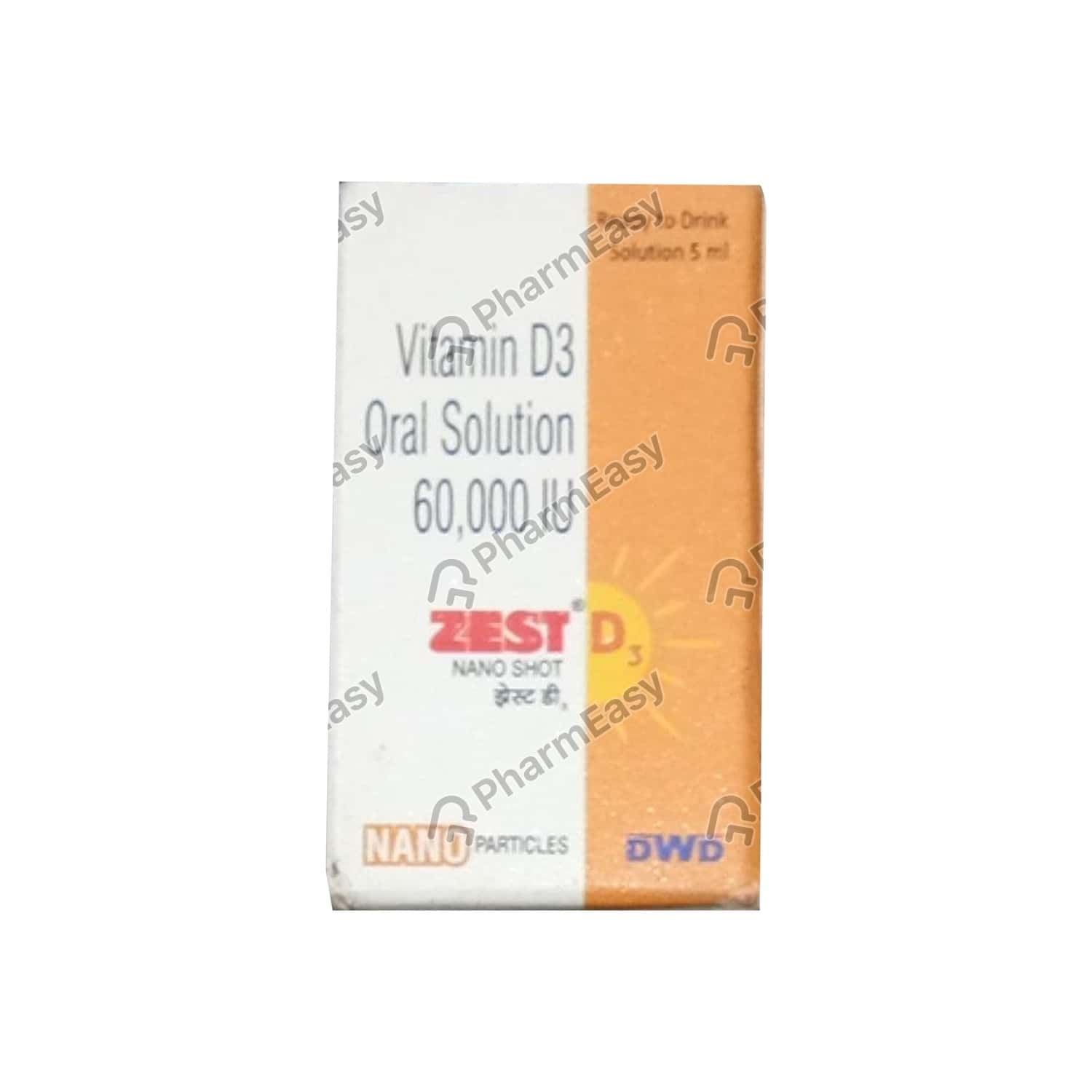 Buy Zest D3 60000 IU Oral Solution (5) Online at Flat 18 OFF* PharmEasy