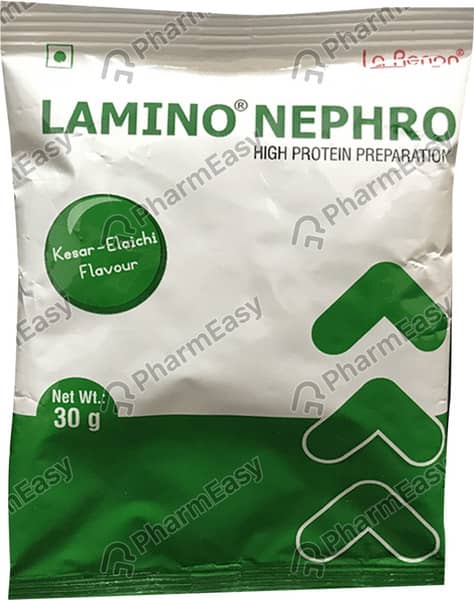 Lamino Nephro Kesar Elachi Flavour Sachet Of 30Gm Powder (Pack Of 10)