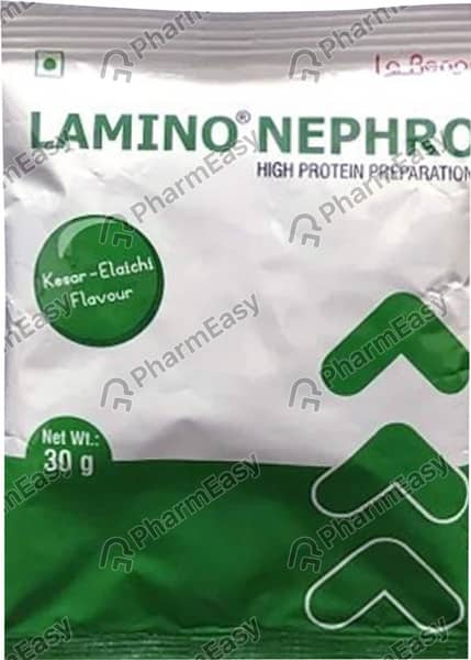 Lamino Nephro Kesar Elachi Flavour Sachet Of 30Gm Powder (Pack Of 10)