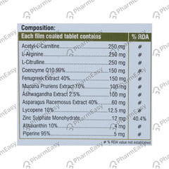 SPERMATZ STRIP OF 10 TABLETS