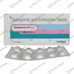 Gabipenta Nt 400mg Strip Of 10 Tablets