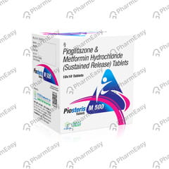Piosteris M 15/500mg Strip Of 10 Tablets