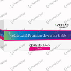 CEFOZEE CL 625MG STRIP OF 10 TABLETS