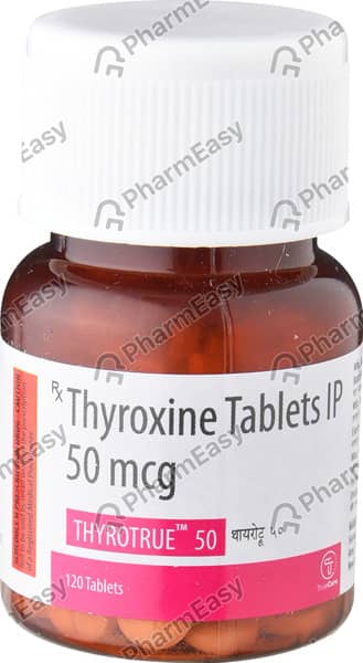 Thyrotrue 50Mcg Bottle Of 120 Tablets