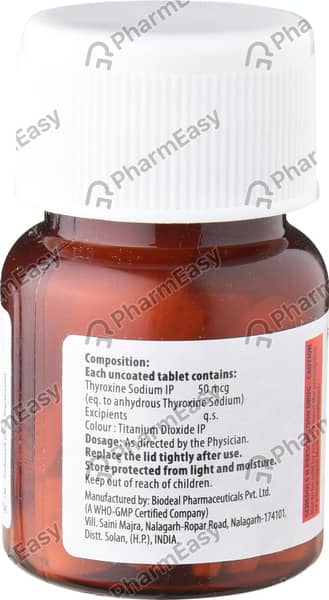Thyrotrue 50Mcg Bottle Of 120 Tablets