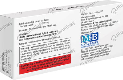 Eliart 40mg Strip Of 10 Tablets