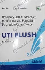 UTI FLUSH SACHET OF 5GM POWDER (PACK OF 7)