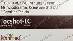 TOCSHOT LC STRIP OF 10 TABLETS