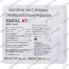 ZECAL XT STRIP OF 15 TABLETS