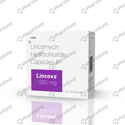 Lincova 500mg Strip Of 10 Capsules