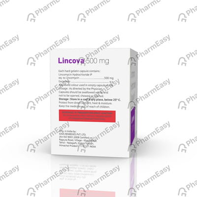 Lincova 500mg Strip Of 10 Capsules
