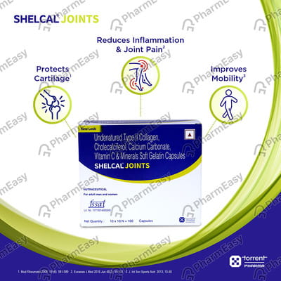 Shelcal Joints Strip Of 10 Capsules
