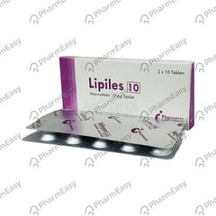 Lipiles 10mg Strip Of 15 Tablets