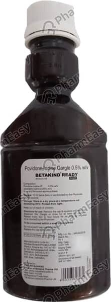 Betakind Ready 0.5% Mint Flavour Bottle Of 150ml Gargle