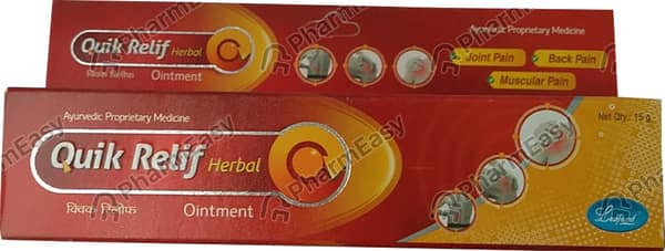 Quik Relif Herbal Tube Of 15Gm Ointment