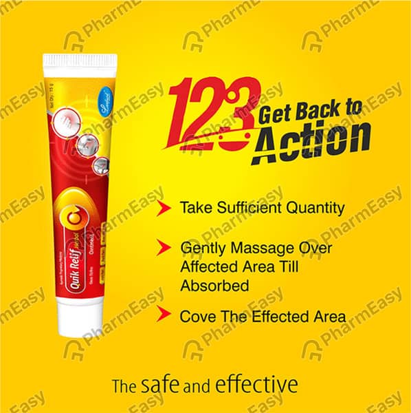 Quik Relif Herbal Tube Of 15Gm Ointment