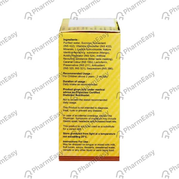 A To Z Ns Plus Mango Flavour Bottle Of 15ml Oral Drops