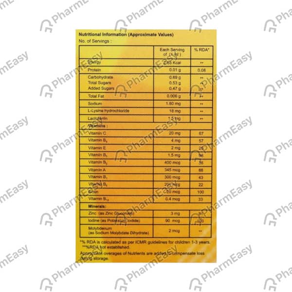 A To Z Ns Plus Mango Flavour Bottle Of 15ml Oral Drops