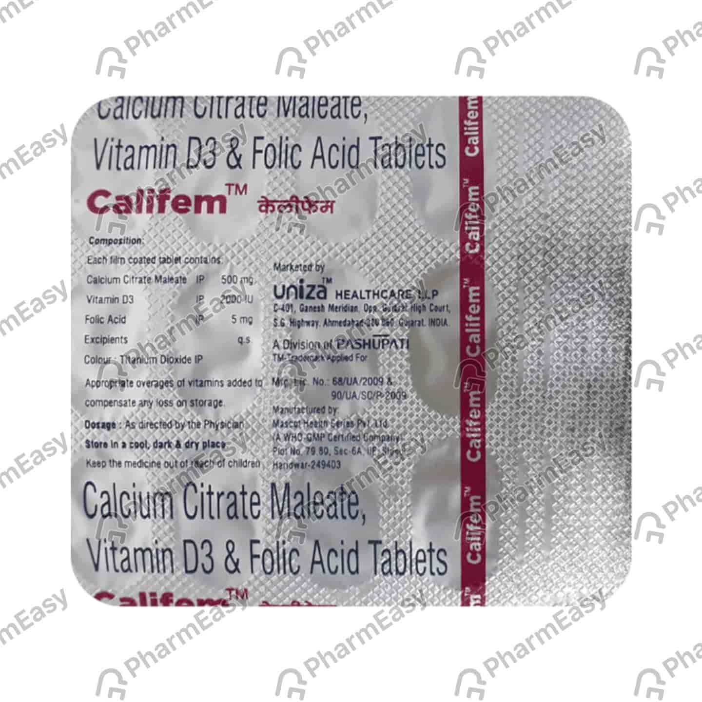 Califem Strip Of 15 Tablets