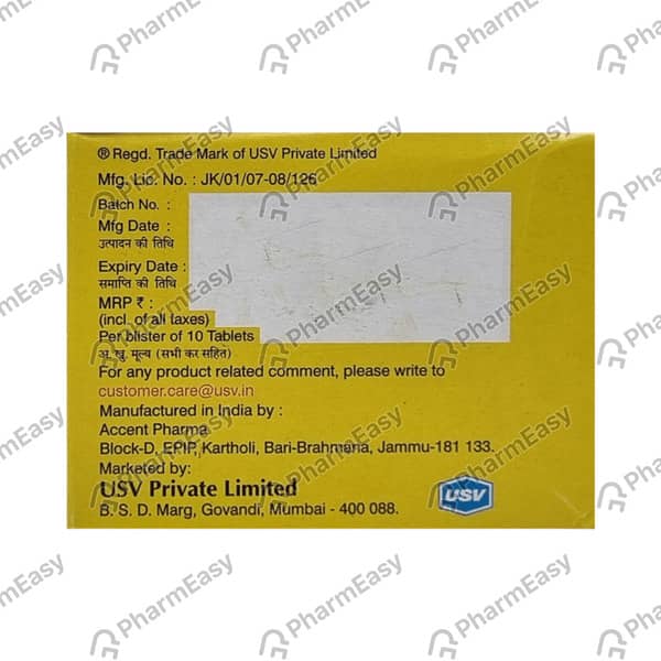 Glycomet Gp Forte 4/1000mg Strip Of 15 Tablets