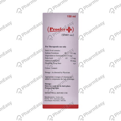 Prosfer Plus Bottle Of 150ml Syrup