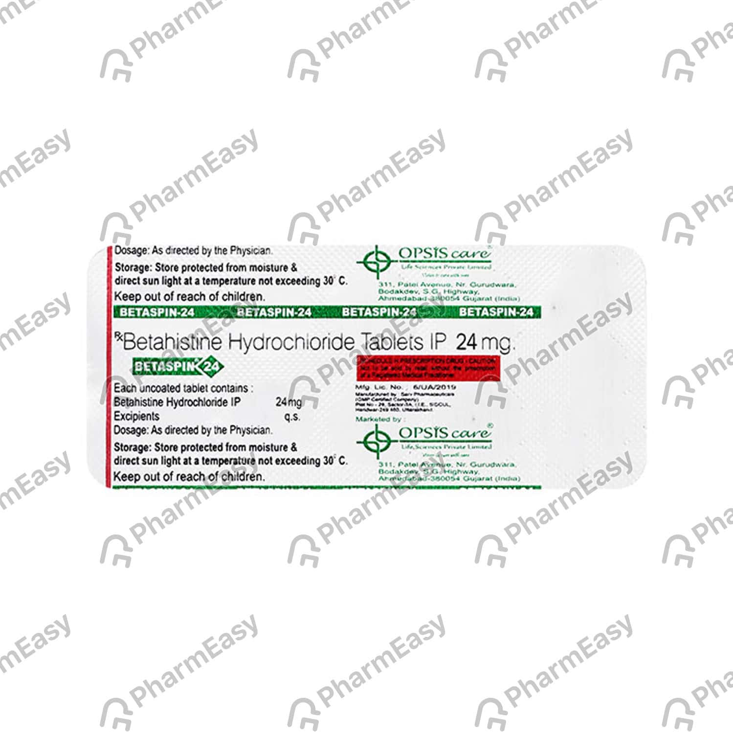 Betaspin 24 MG Tablet 10 Uses Side Effects Price Dosage PharmEasy Betaspin 24 MG Tablet 10 Uses Side Effects Price Dosage PharmEasy