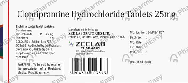 Omifram 25mg Strip Of 10 Tablets