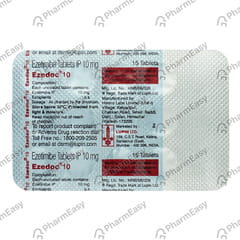 Ezedoc 10mg Strip Of 15 Tablets