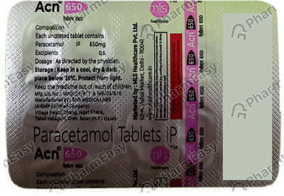 Acn 650mg Strip Of 10 Tablets