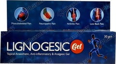 LIGNOGESIC TUBE OF 30GM GEL