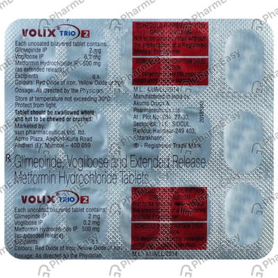 Volix Trio 2mg Strip Of 15 Tablets