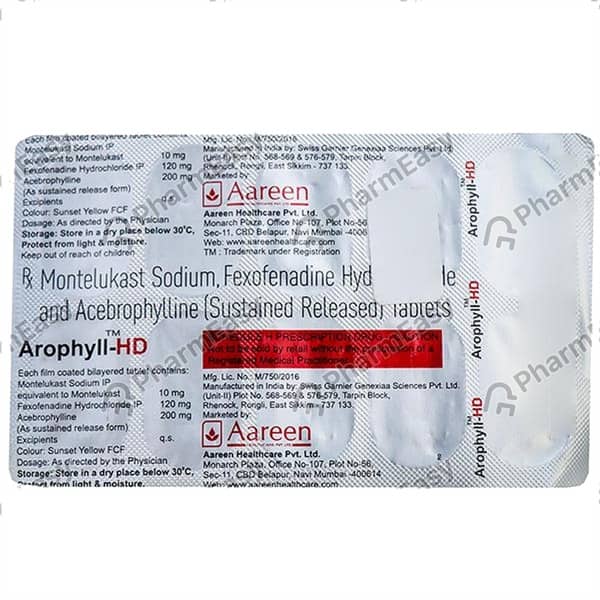 Arophyll Hd Strip Of 10 Tablets