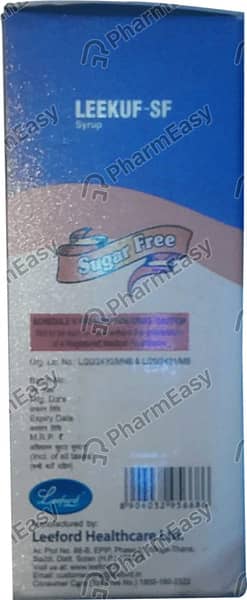 Leekuf Sf Bottle Of 100Ml Syrup