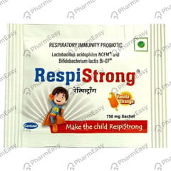 Respistrong Vanilla Orange Flavour Sachet Of 750mg Powder
