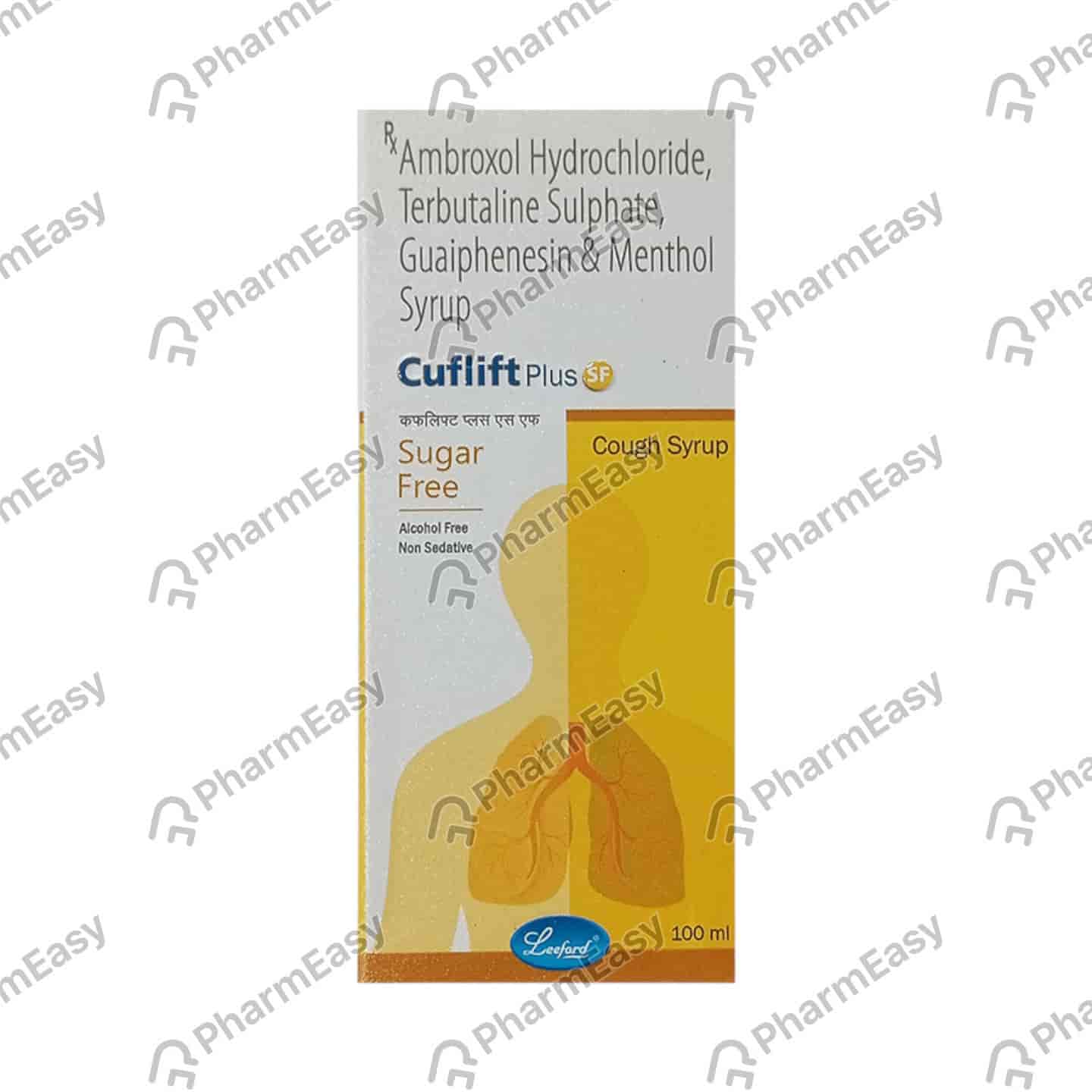Cuflift Plus Sf Bottle Of 100ml Cough Syrup