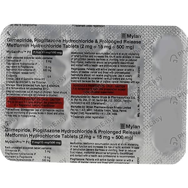 Mygain Pro P 2mg Strip Of 10 Tablets