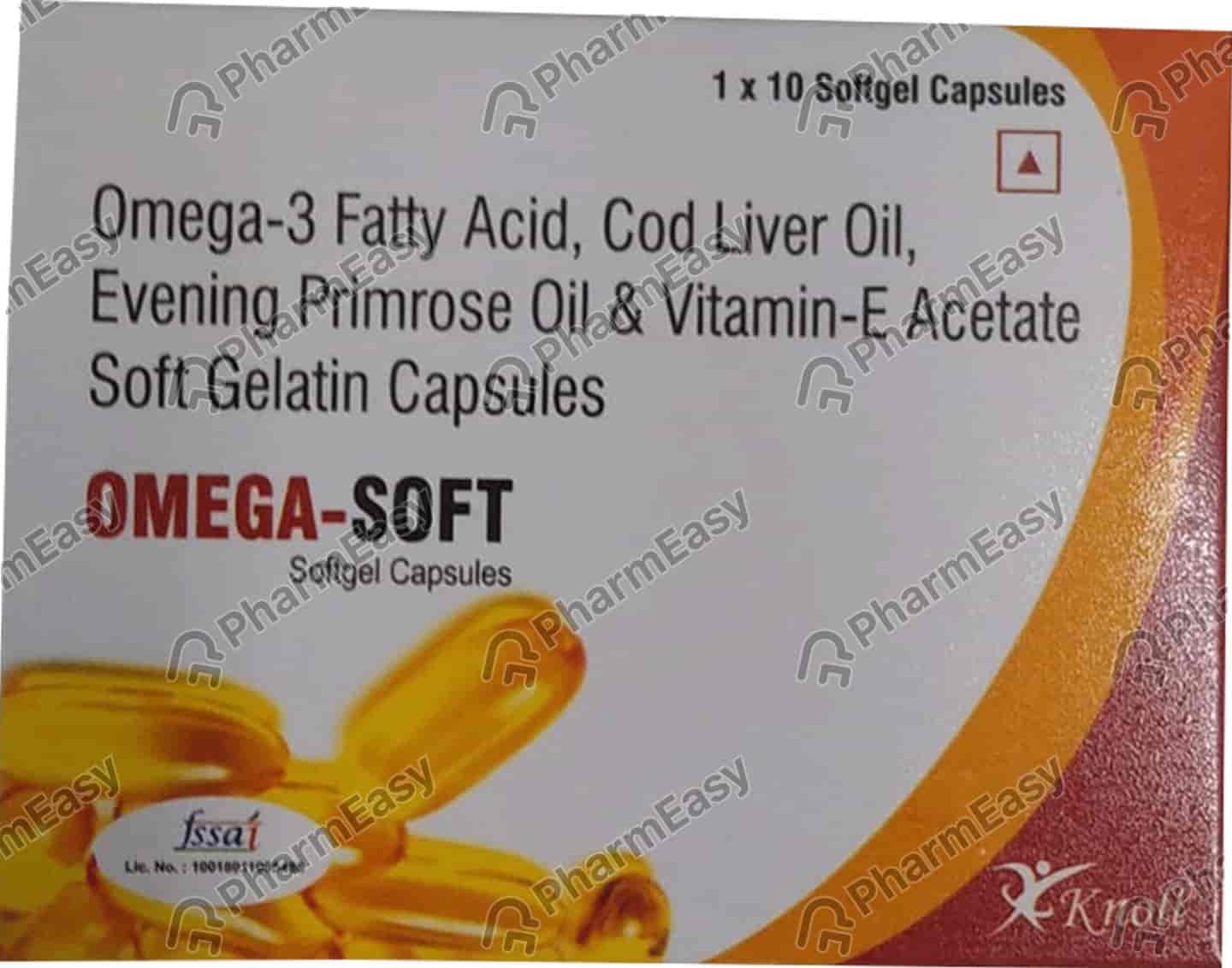 Omega Soft Strip Of 10 Capsules