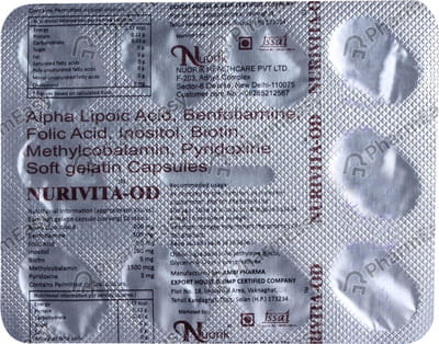 Nurivita Od Strip Of 10 Capsules