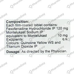 Montina Fx Strip Of 10 Tablets