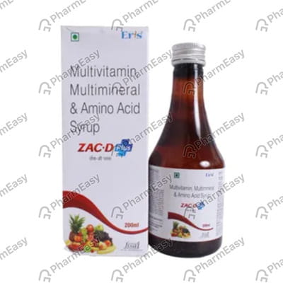 Zac D Plus Bottle Of 200ml Syrup