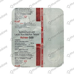 AZIRAX 500MG STRIP OF 5 TABLETS