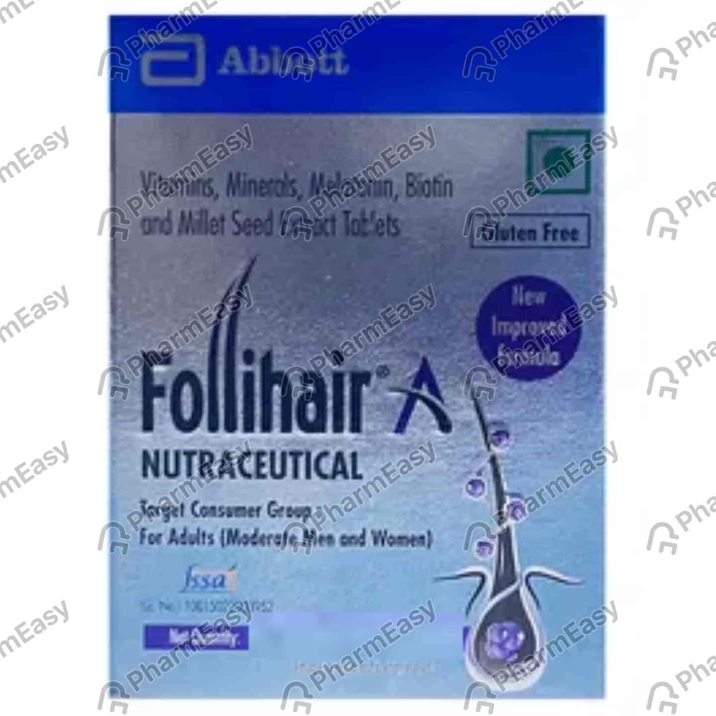 Follihair A Bottle Of 30 Tablets