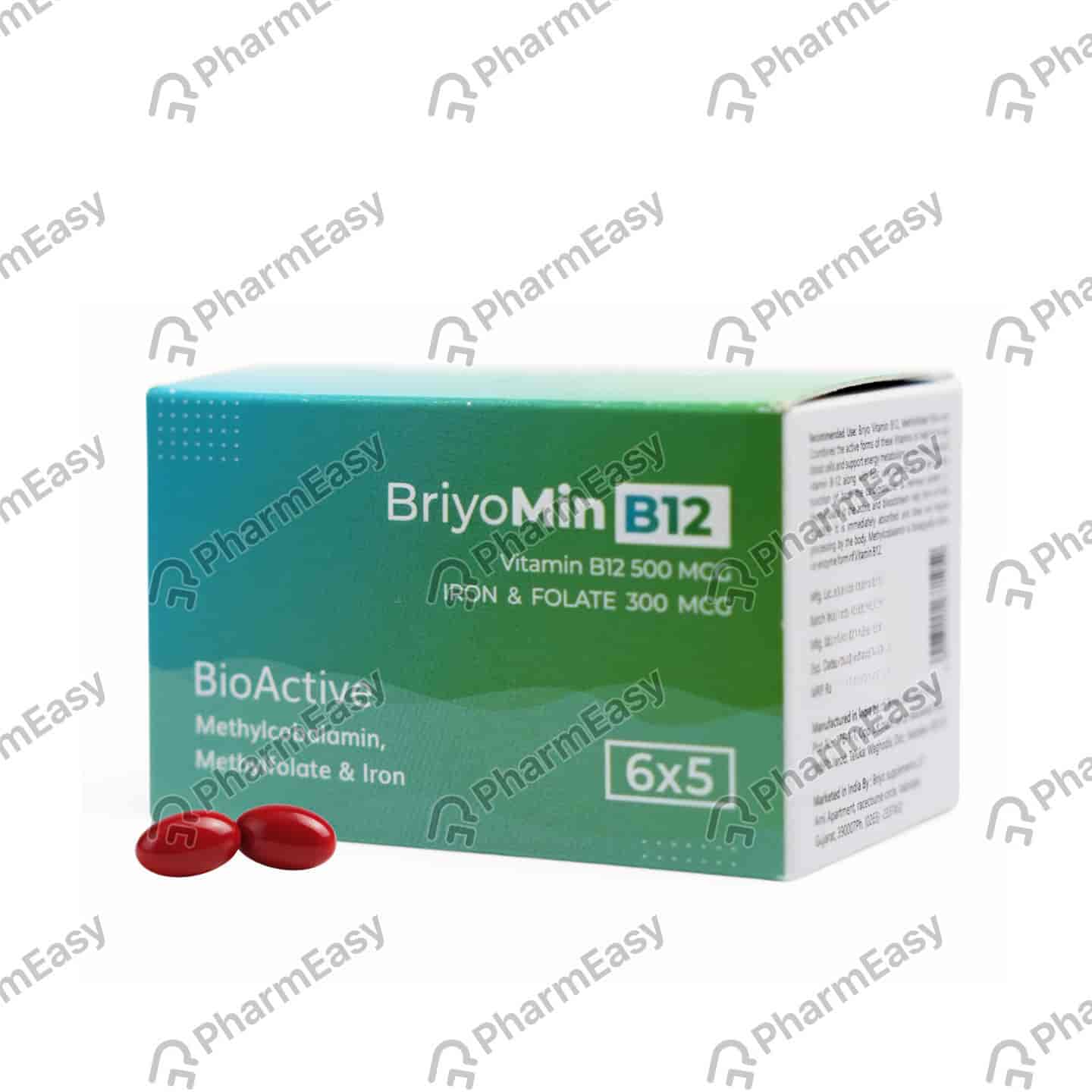 Briyomin B12 Box Of 30 Softgel Capsules
