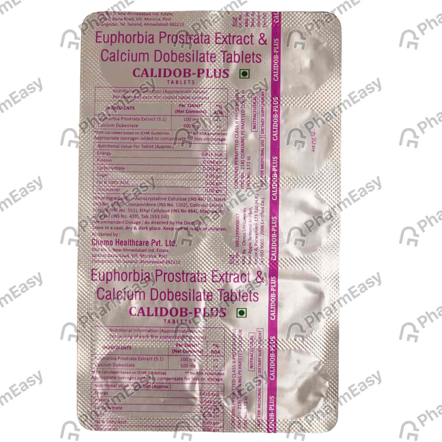 Calidob Plus Strip Of 10 Tablets