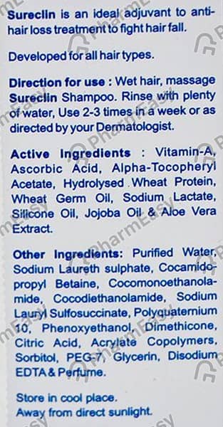 Sureclin Bottle Of 200Ml Shampoo