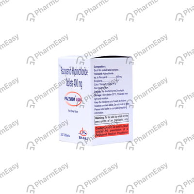 Pazzvida 400mg Bottle Of 30 Tablets