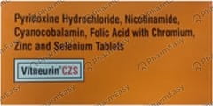 VITNEURIN CZS STRIP OF 15 TABLETS